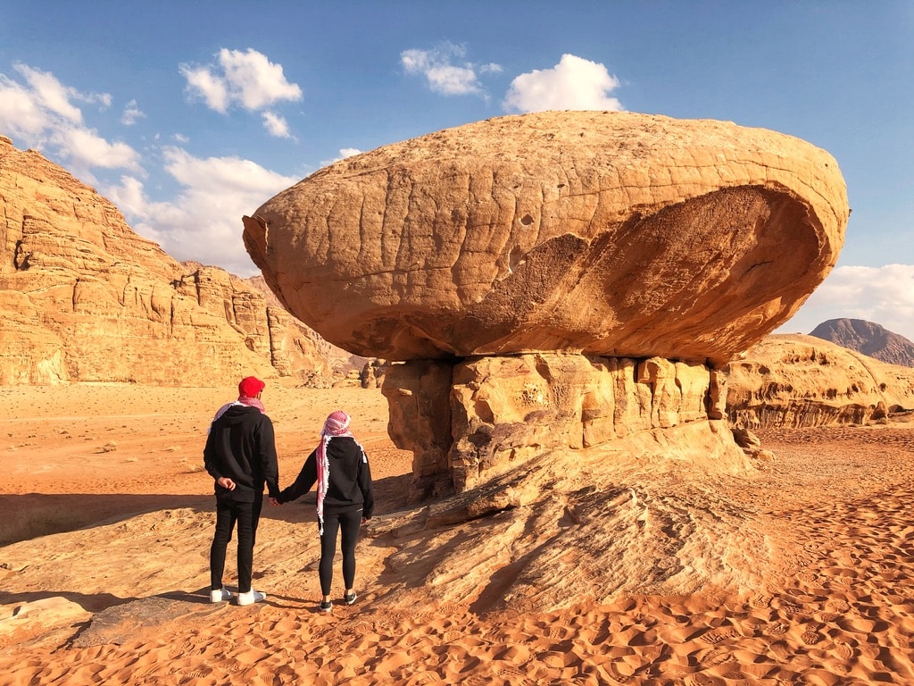 Sightseeing in the desert