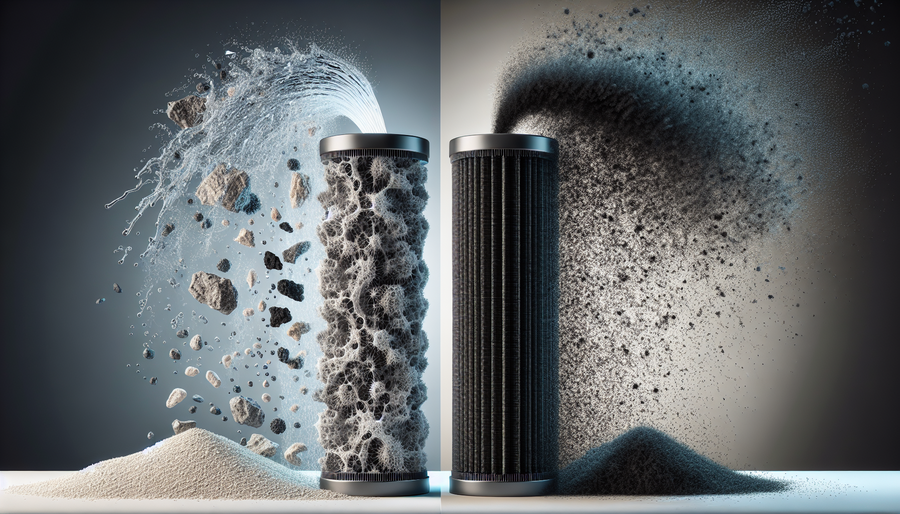 Sediment and carbon filter comparison