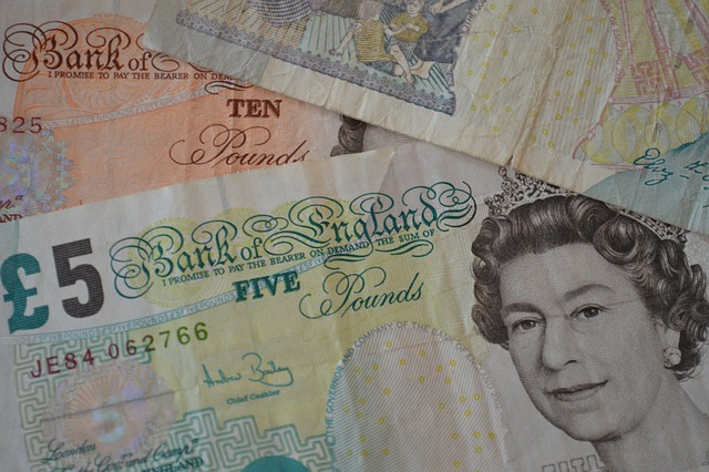 british pounds, banknotes, bills