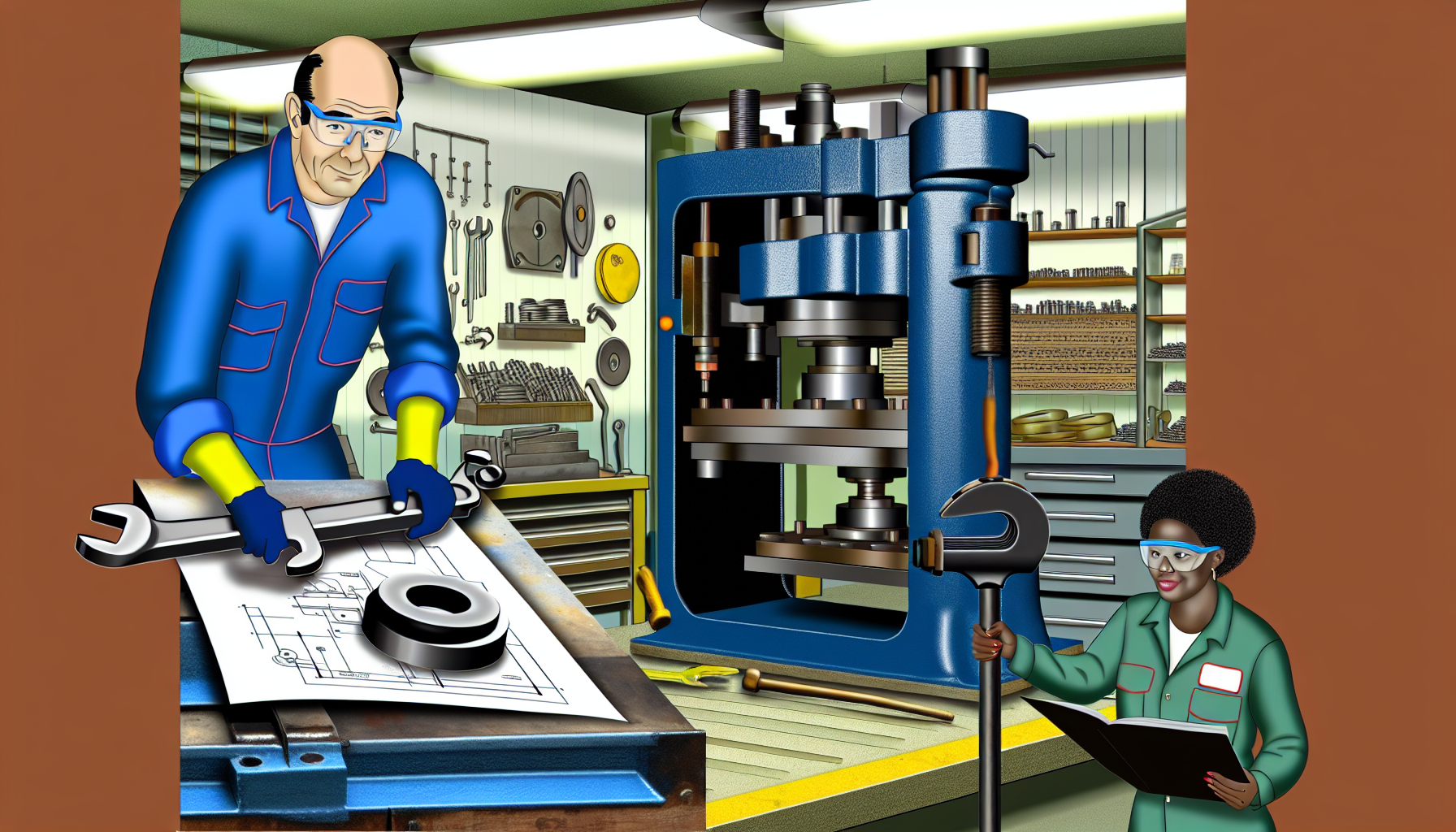 Routine maintenance for hydraulic press longevity