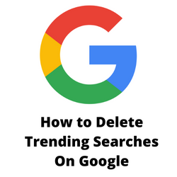 How do I get rid of trending searches on Google Chrome?
