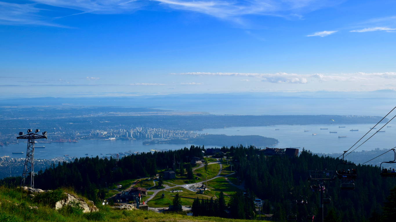 Grouse Mountain-View of Vancouver, Picture by Tobias Prester https://www.canva.com/photos/MAEB6dN42q4/