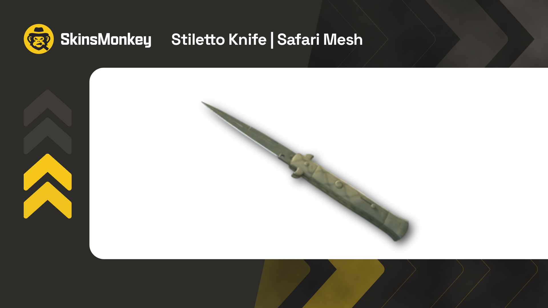 stiletto knife safari mesh