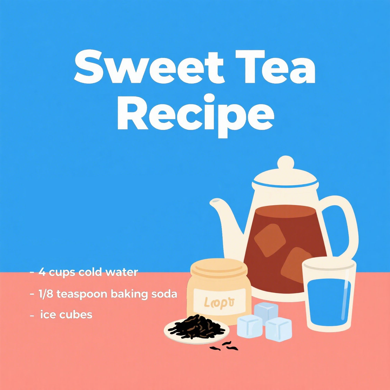 Sweet tea recipe