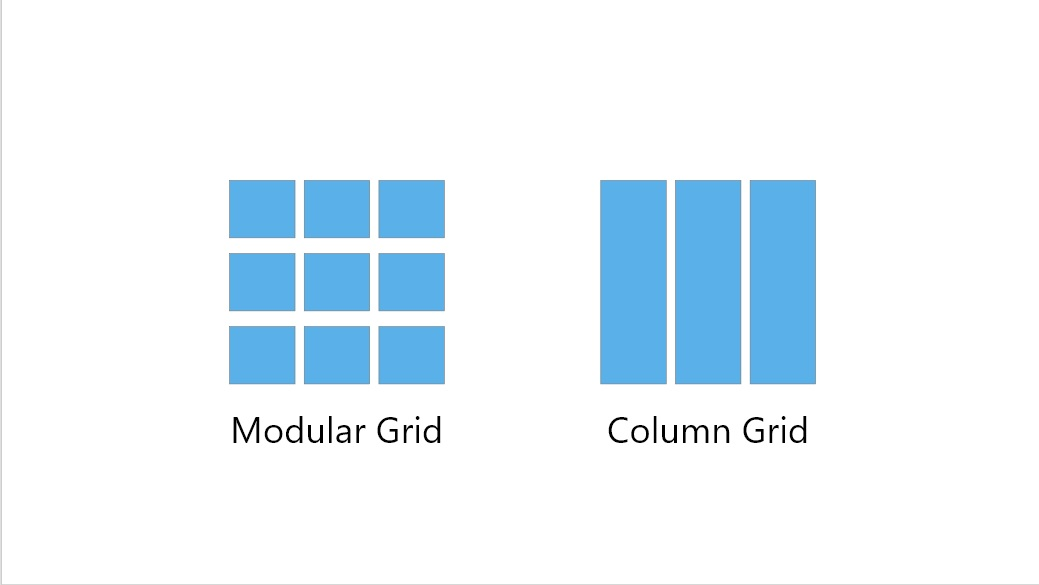 different types of grids in graphic design