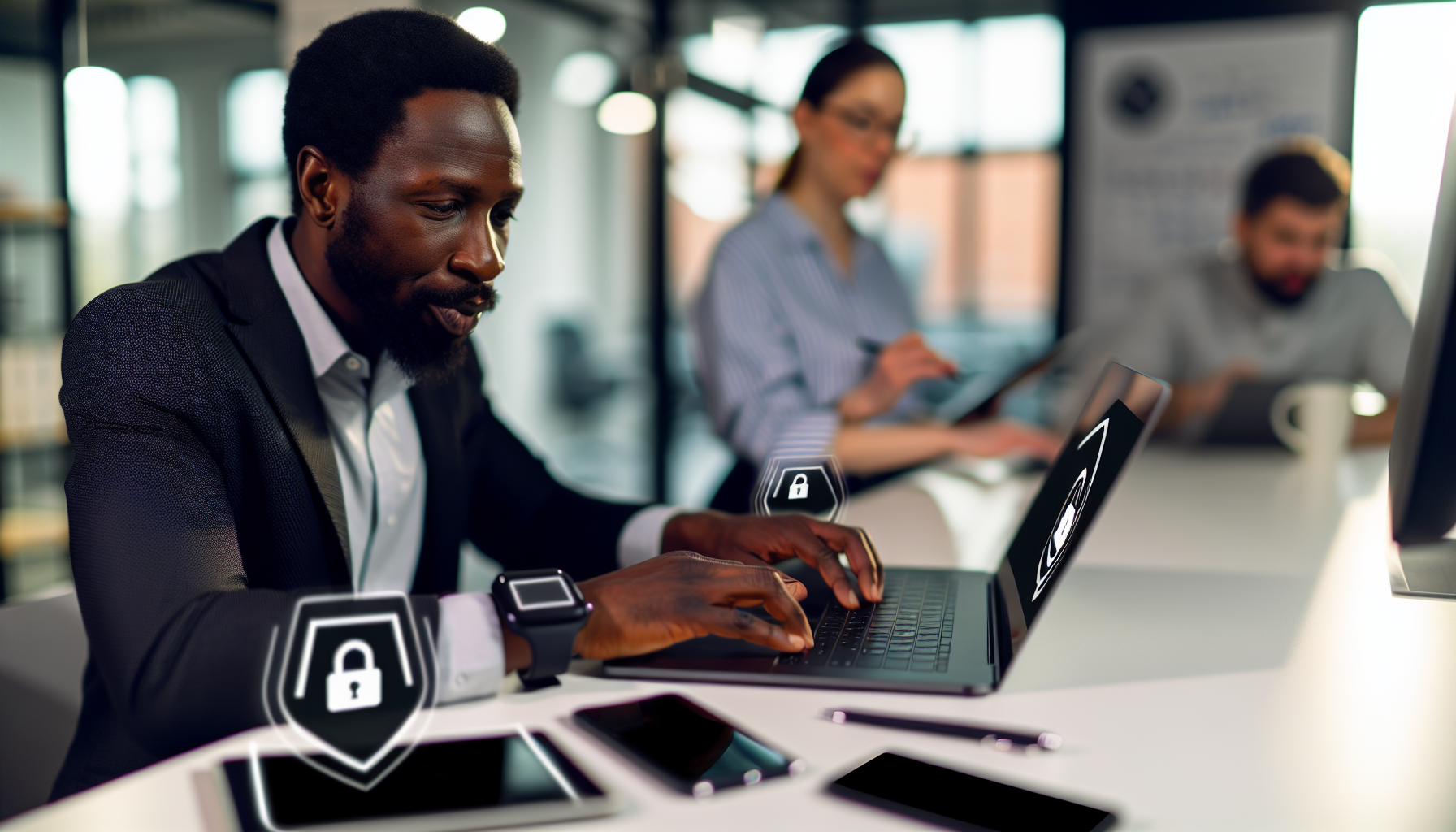 Photo of a secure access management system for wireless devices