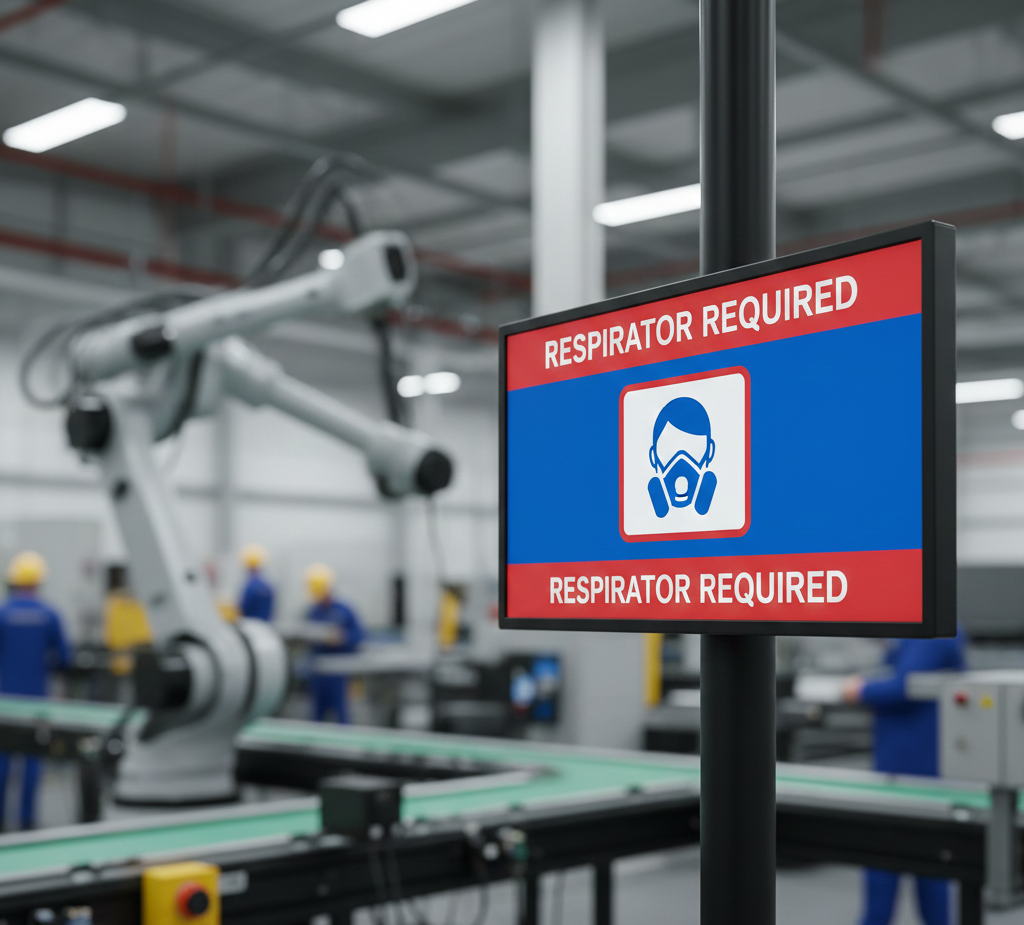 respirator required 