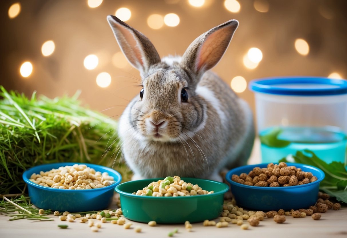 Importance of Hay, Rabbit Pellets