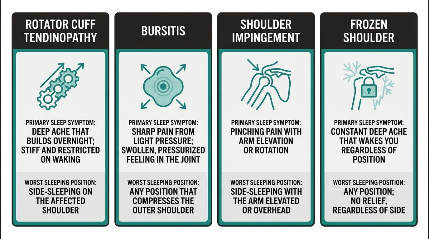 The Four Most Common Causes of Morning Shoulder Pain