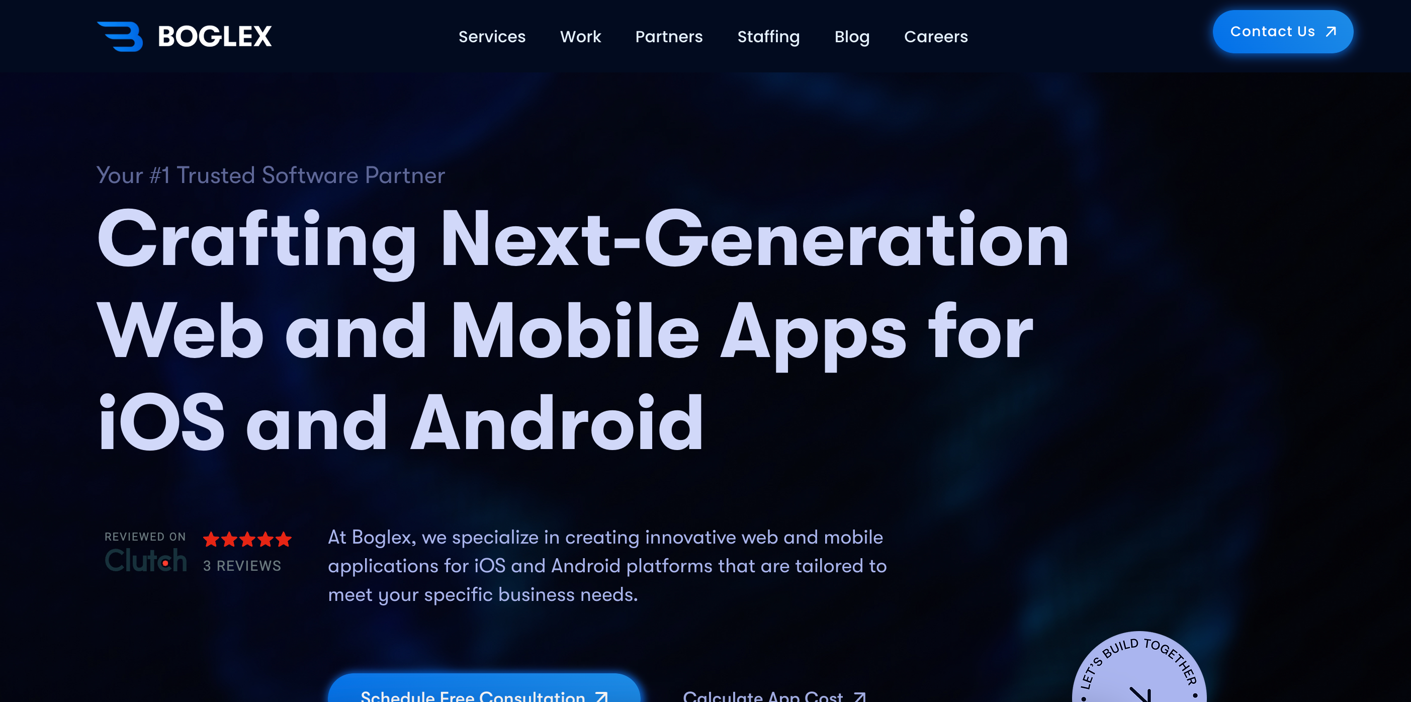 Mobile app development company Boglex