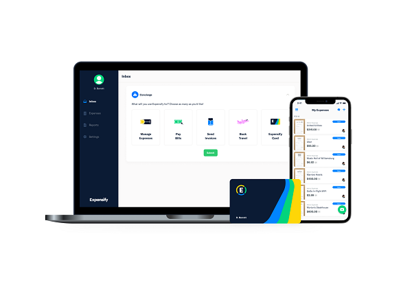 Expensify the expense receipt tracking app