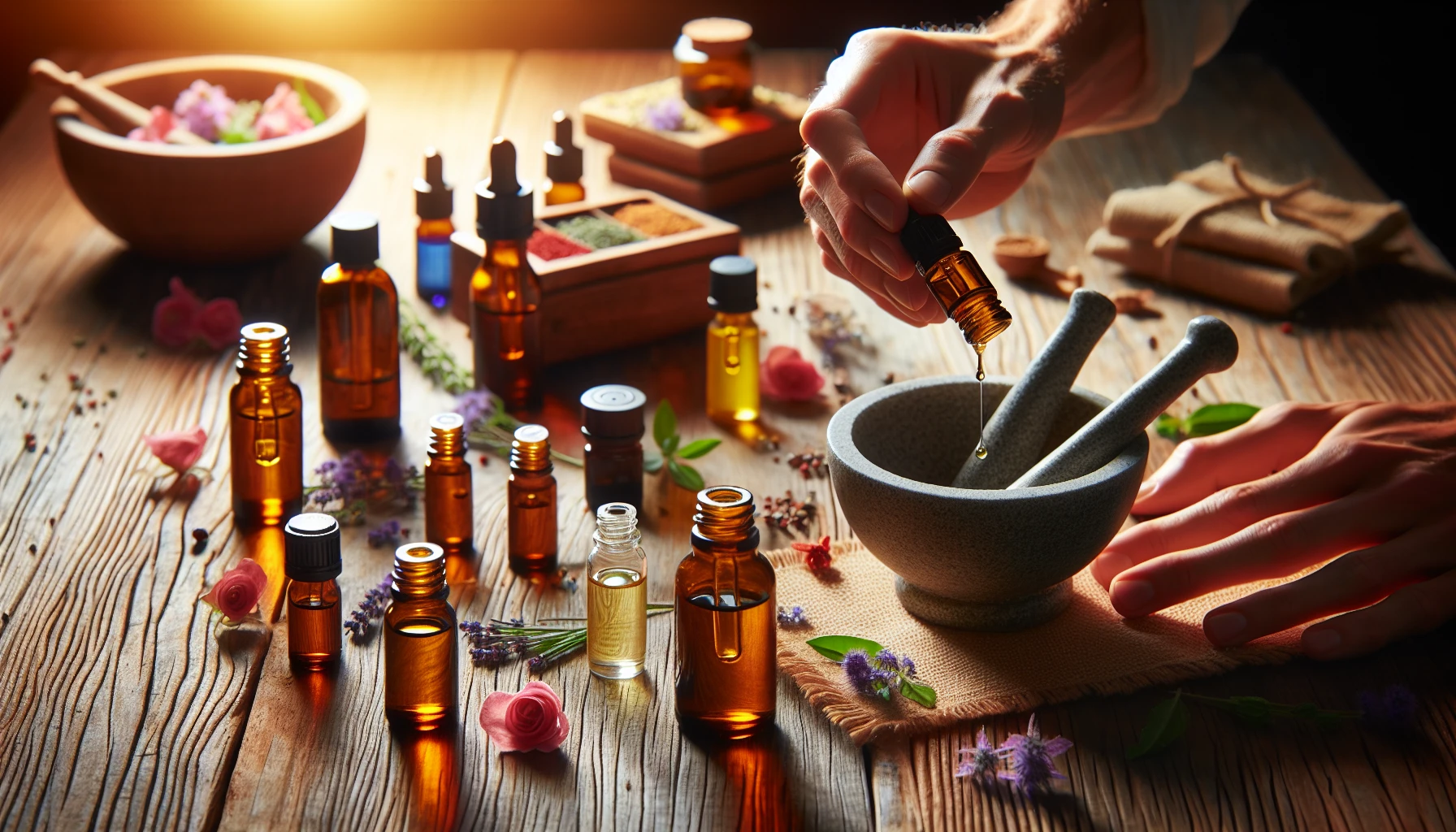 Creating personalized essential oil blends