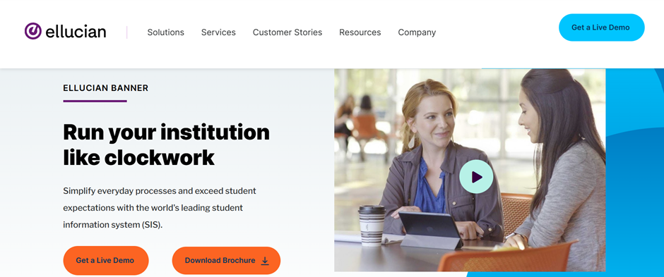 Ellucian banner - best enrollment management software for higher education