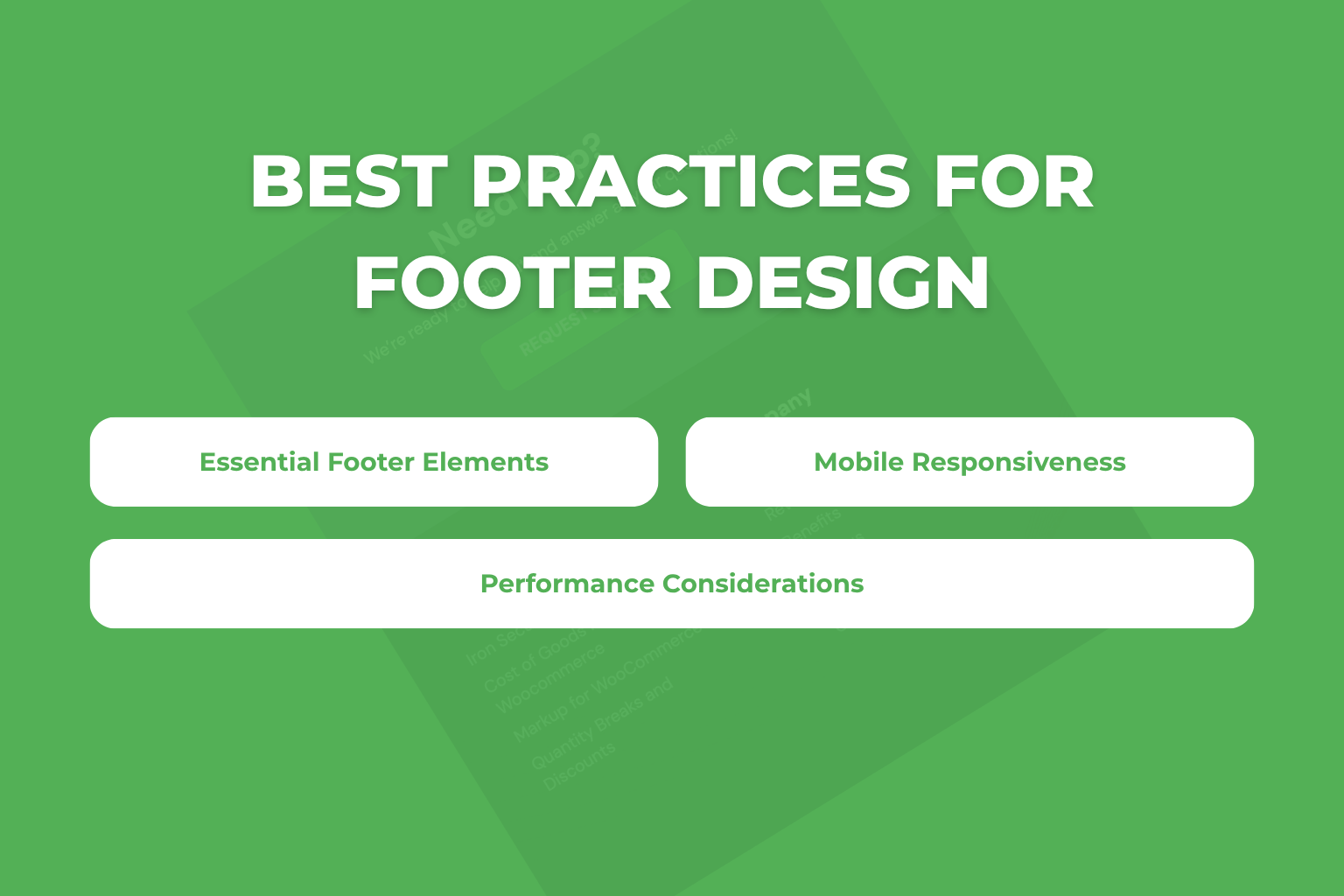 Best Practices for Footer Design
