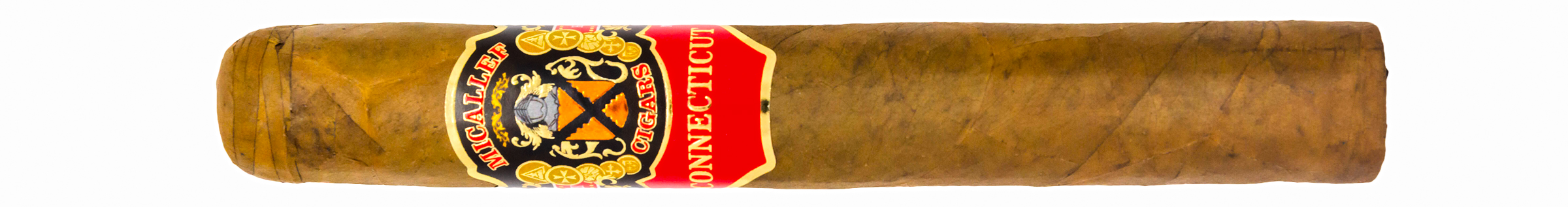 A cigar with Micallef Connecticut label