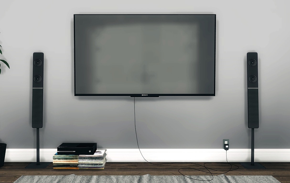 Sony Wall Mounted TV