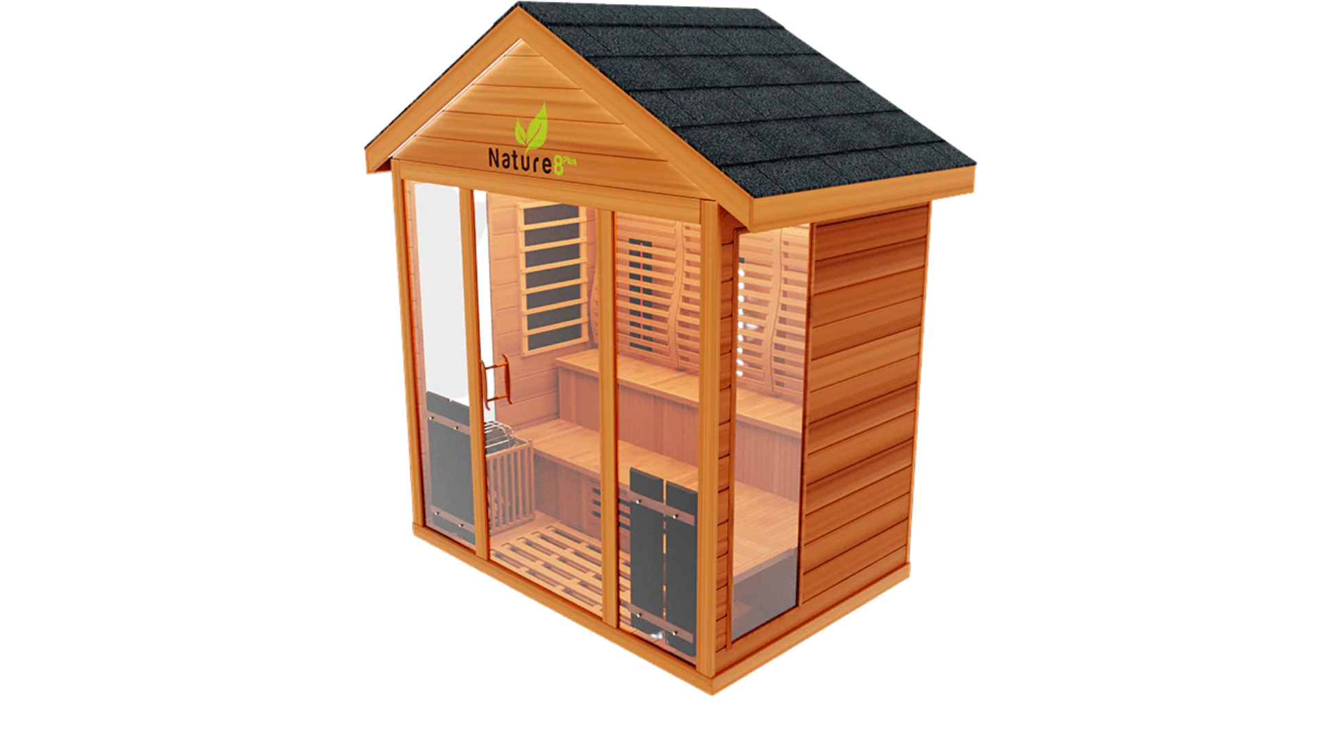 Image of the Nature 8 Plus - Outdoor Sauna sauna.