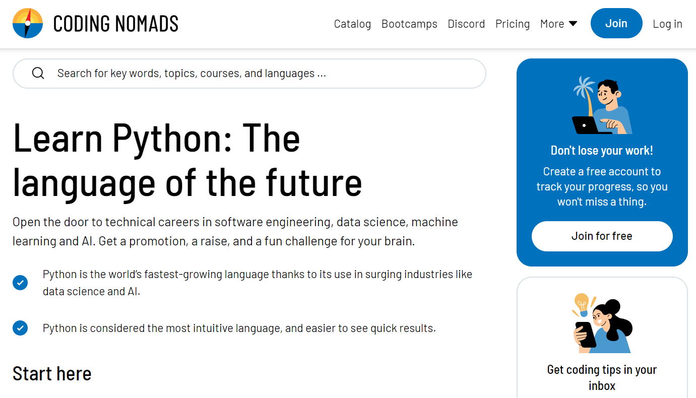 #1 Python Bootcamp - Coding Nomads Learn Python