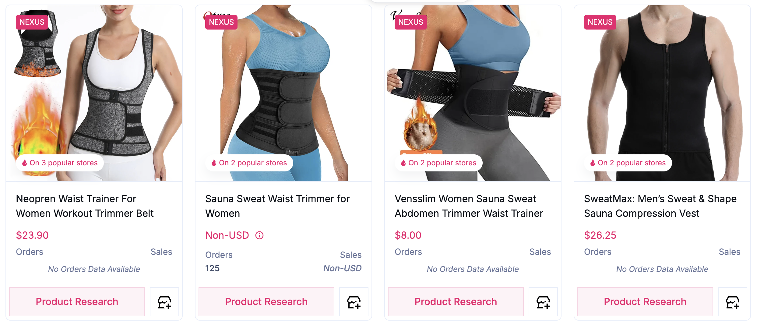 dropship fitness products - waist trimmers