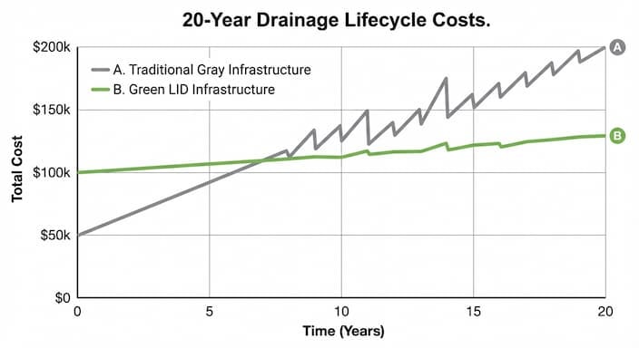 What Is the Best Parking Lot Drainage System? (A Complete Guide) 4 How Do Drainage Systems Compare in Performance, Cost, and Maintenance