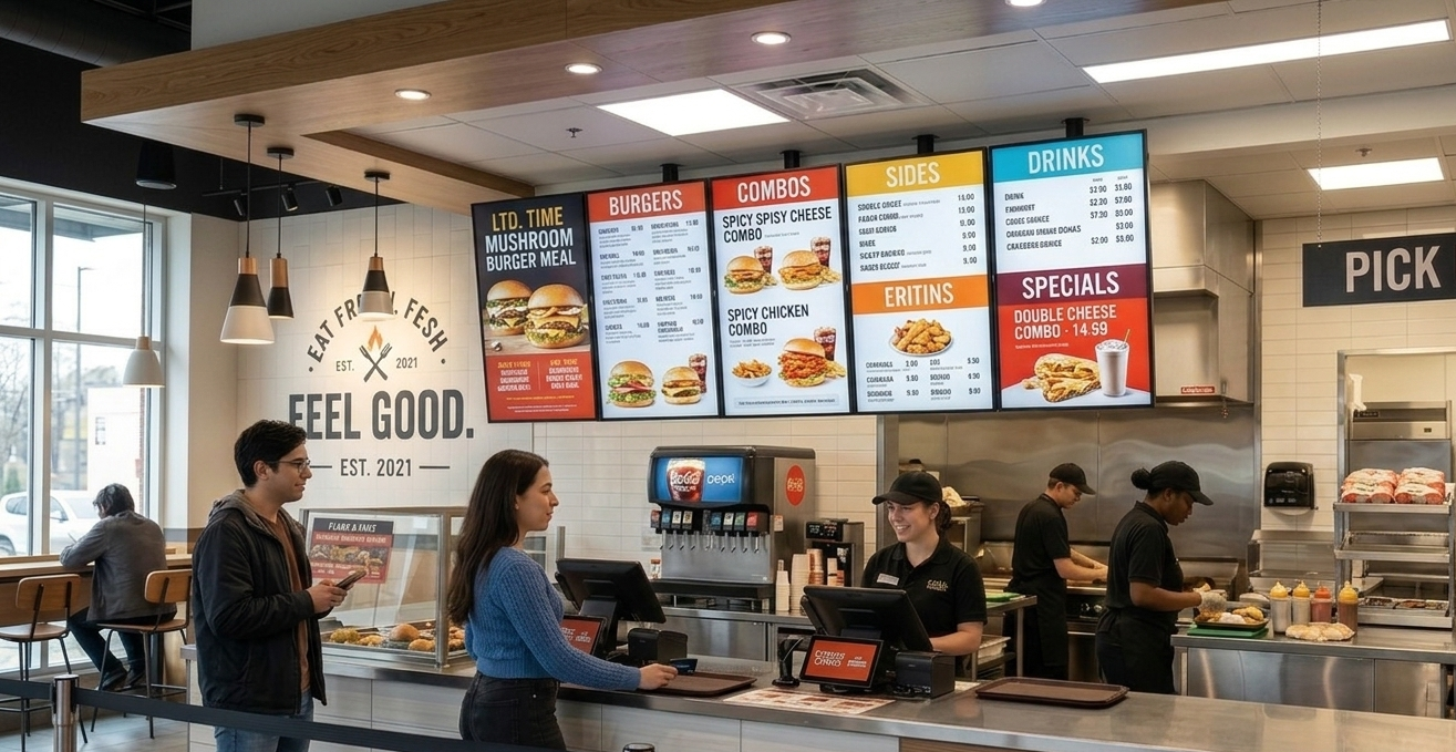 Top 10 Digital Signage Industry Trends in 2026 8 digital menu boards transform restaurants