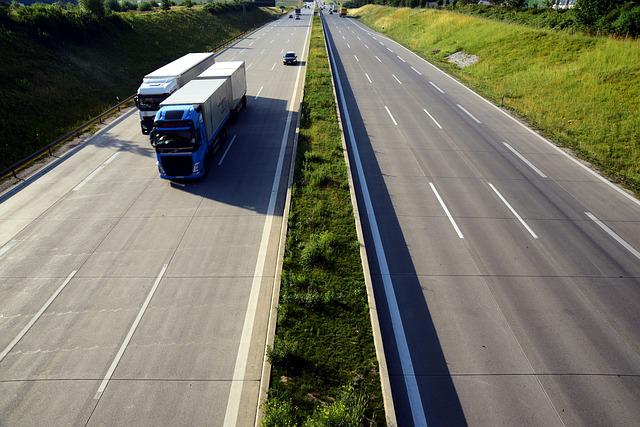 automobile, highway, road