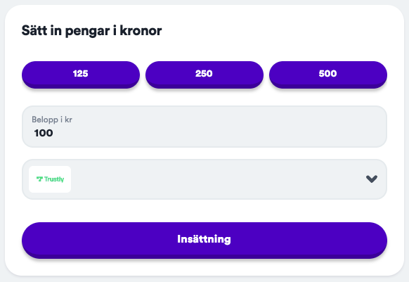 casumo snabba uttag och insättning