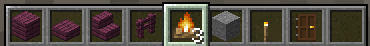 Suggested materials needed for a fireplace.