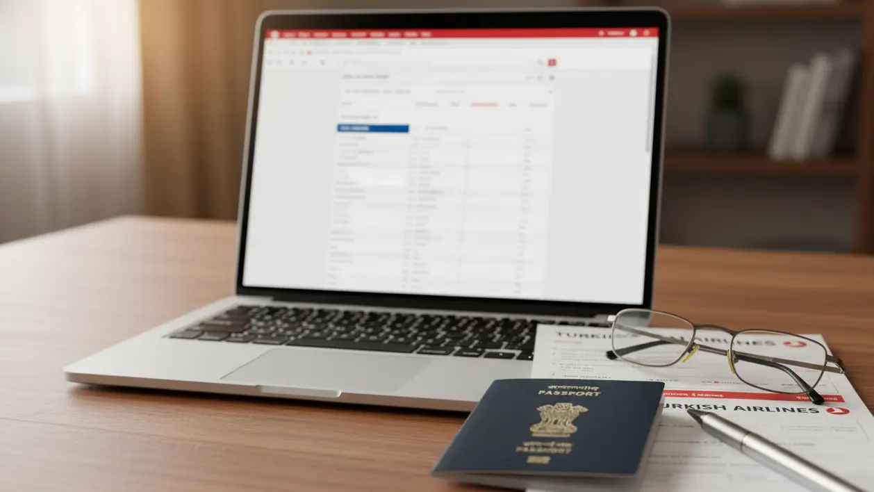 Reading a Turkish Airlines Dummy Ticket Itinerary Like a Visa Officer