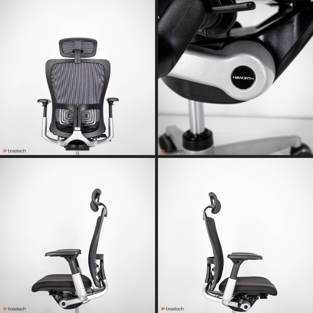 Fotel biurowy ergonomiczny - ranking Brastech 10 Ergonomiczny fotel biurowy Haworth x89 Zody