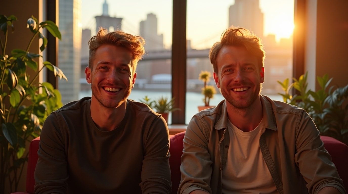 Image of a gay couple in NYC finding a Gottman method couples therapist for online marriage therapy in Manhattan.