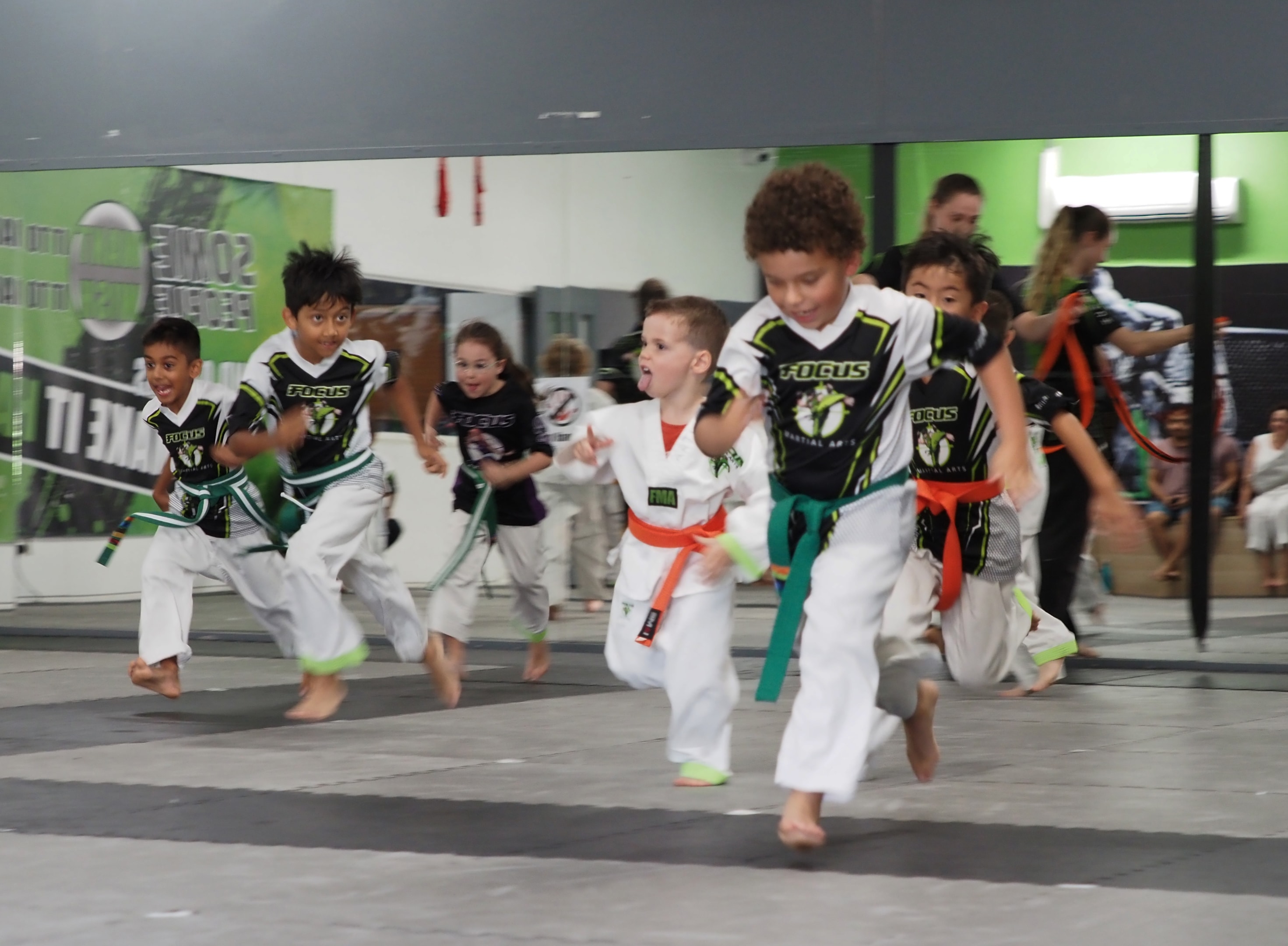 teaching martial arts to younger children
