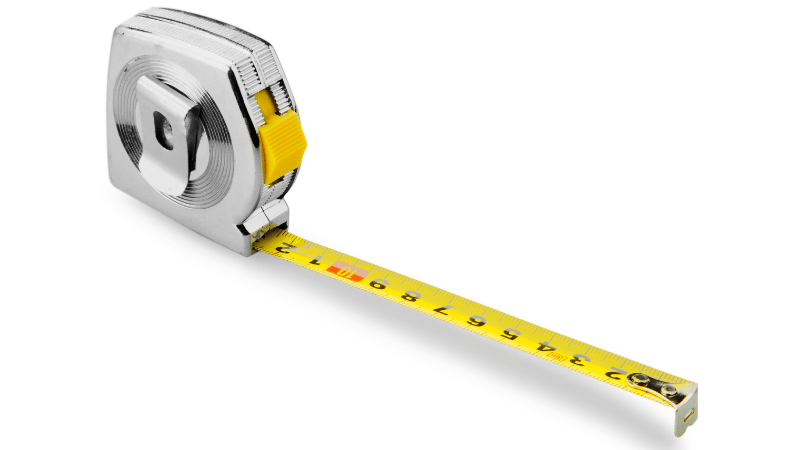 A case retractable tape for car measuring