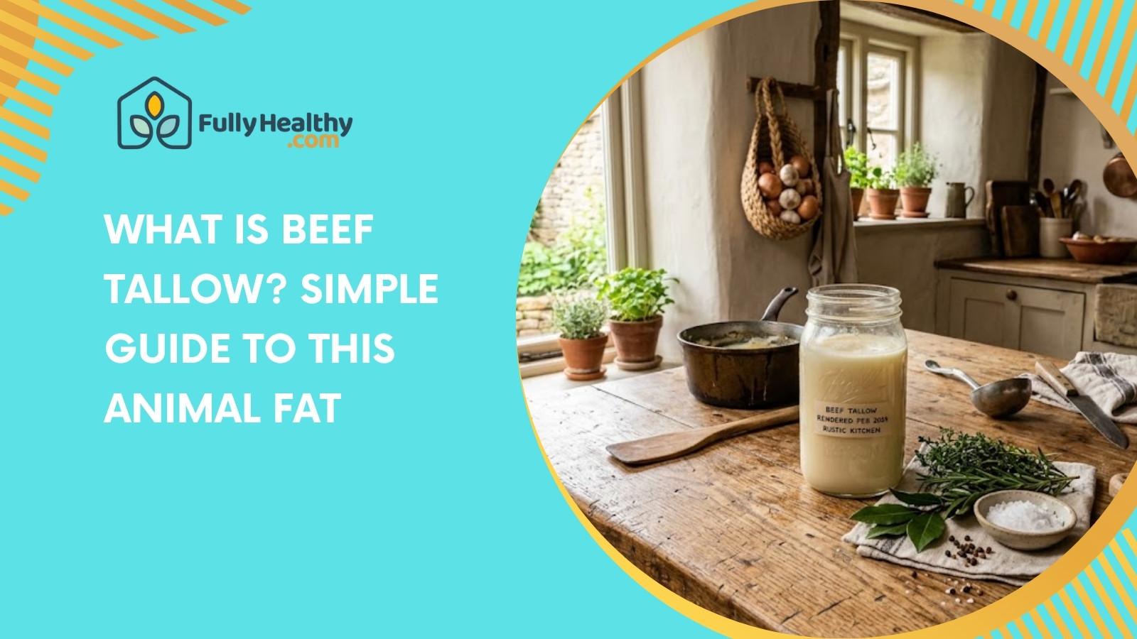 What Is Beef Tallow? Simple Guide to This Animal Fat