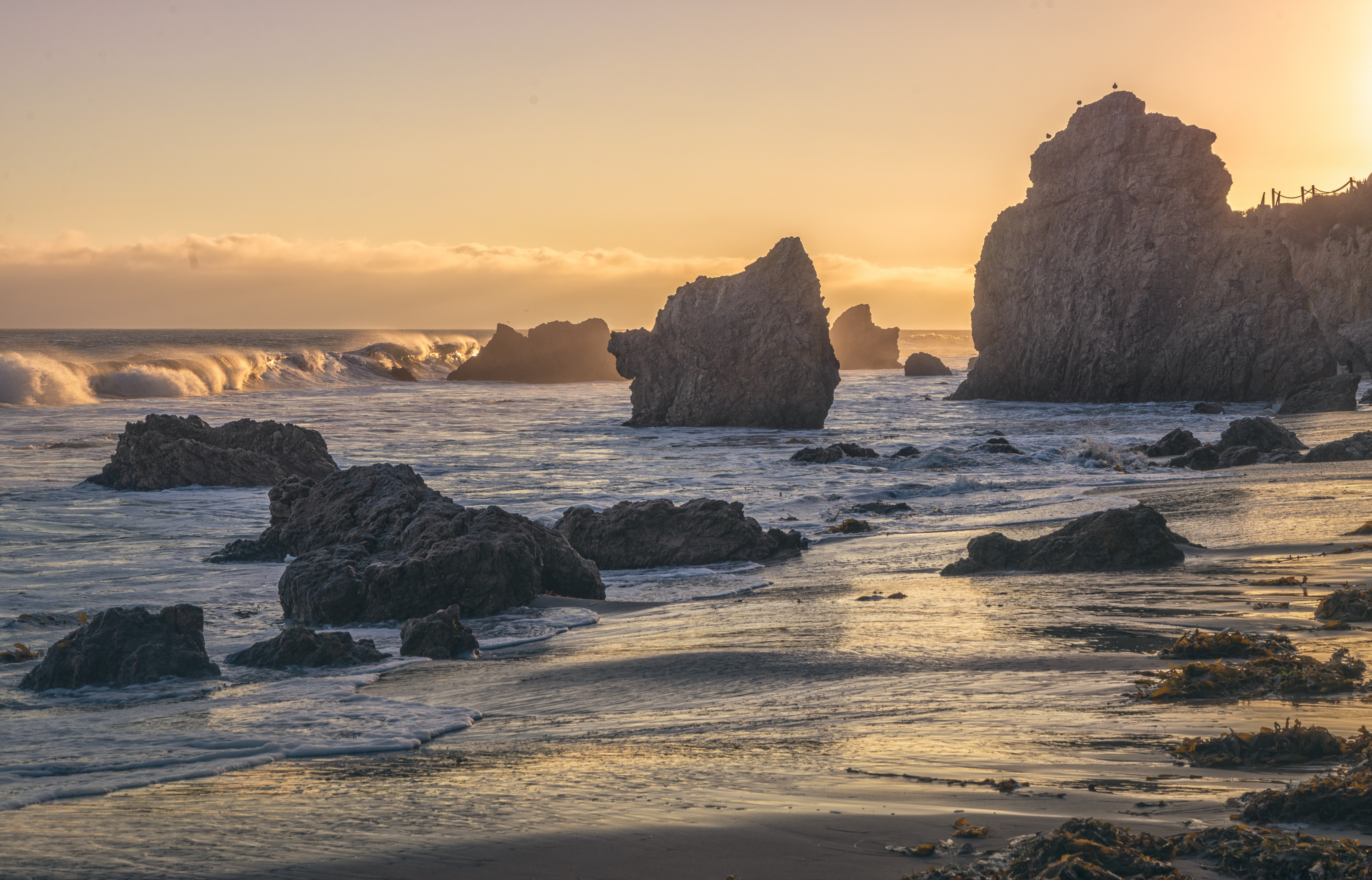 View of El Matador Beach in Malibu, California. Photo by Nikola Knezevic