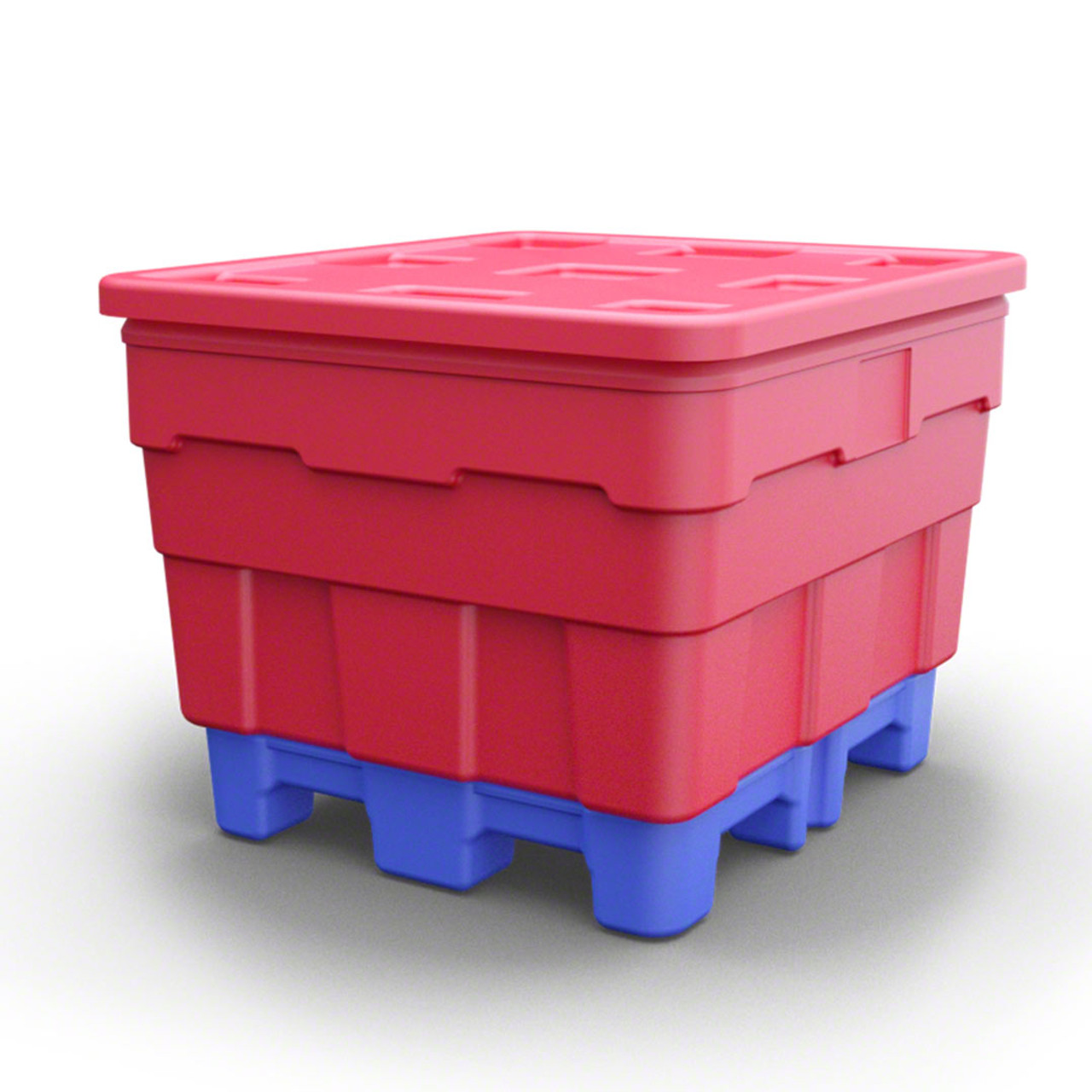 Forklift-friendly bulk containers for easy handling