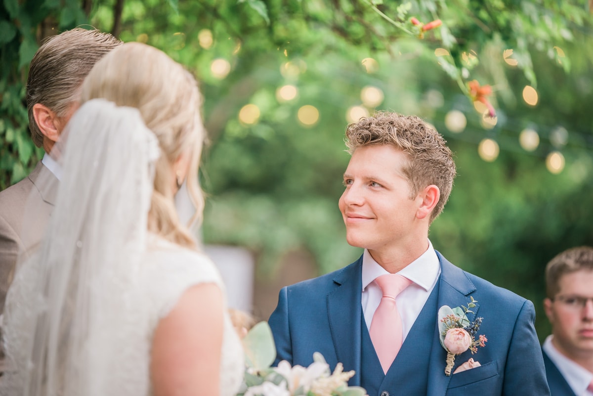 A beautiful outdoor wedding scene in Arizona showcasing a ceremony by Lovelee Photography.