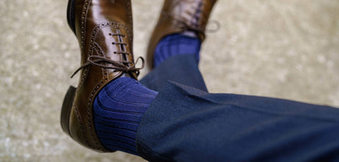 Navy Blue Socks