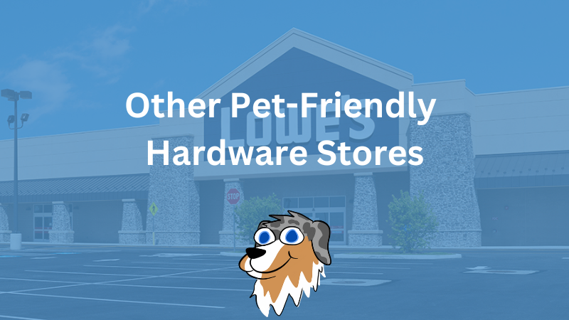 other pet-friendly hardware stores