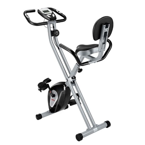 Dolphy Folding Stationary Exercise Bike with 8-levels Magnetic Resistance