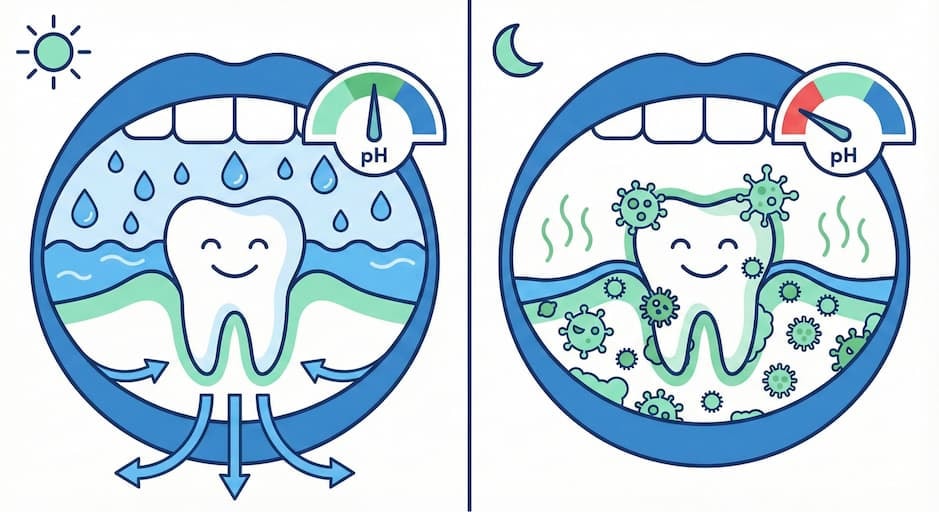 Why Does Bacteria Build Up While You Sleep?