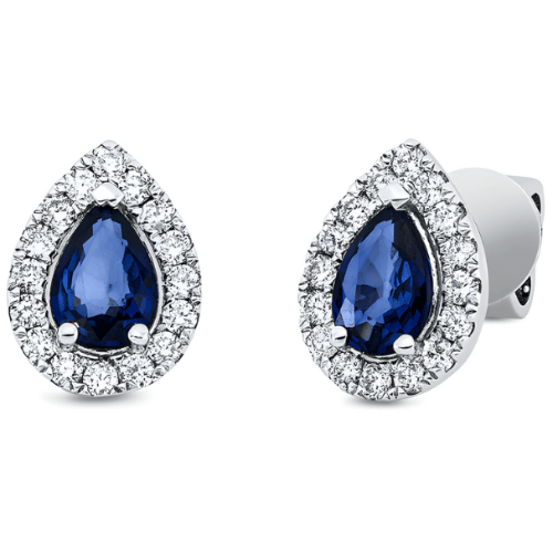 Auskarai su safyrais – fashiongold.lt