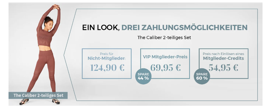 Bild: Fabletics VIP Mitgliedschaft Kosten