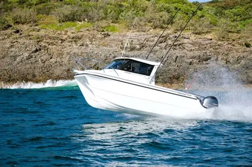 Offshore craft, stable vessel, high buoyancy, loves waves and swell, easy to skipper