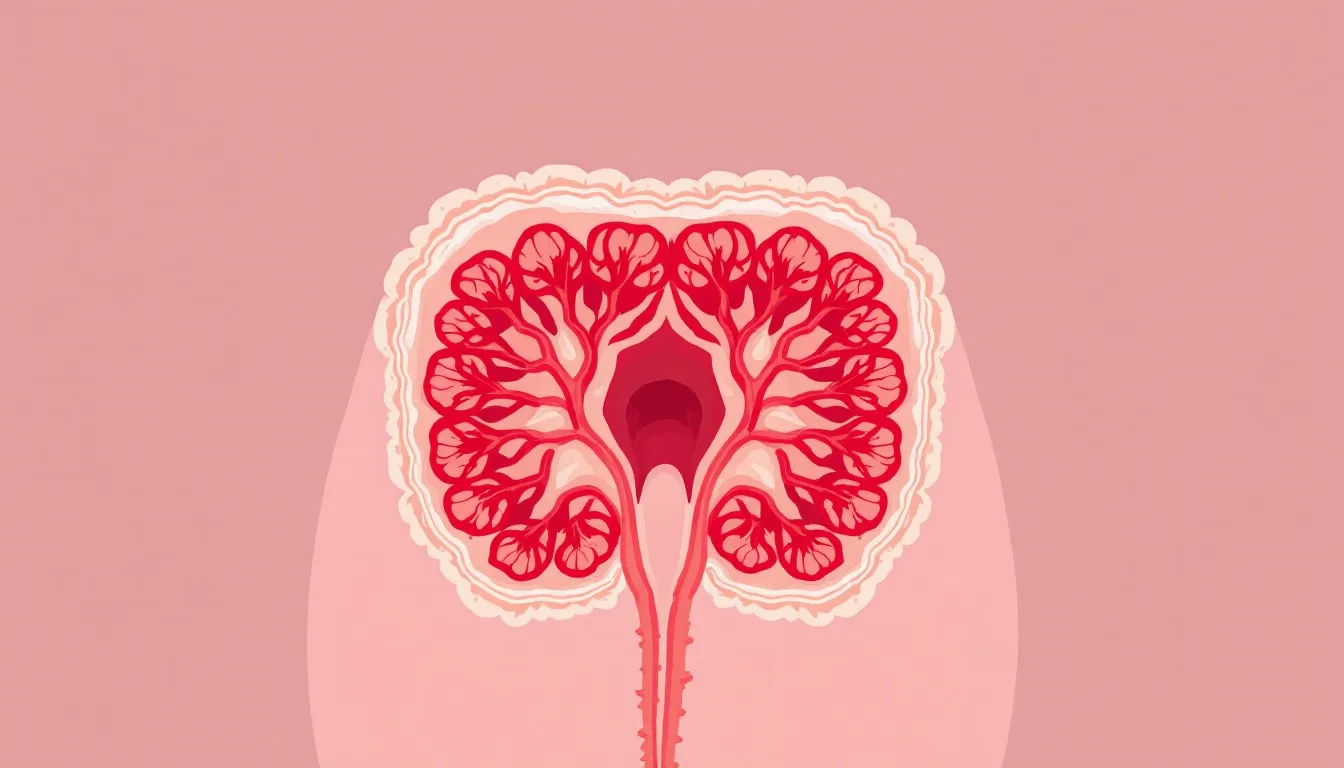 An illustration showing the anatomy of the urinary tract, highlighting the kidneys, bladder, and urethra.