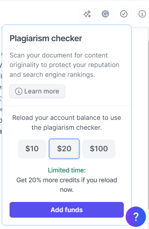 Jasper Plagiarism Checker