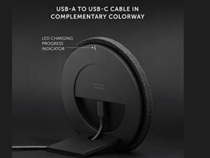 Native Union Wireless Charger Stand features