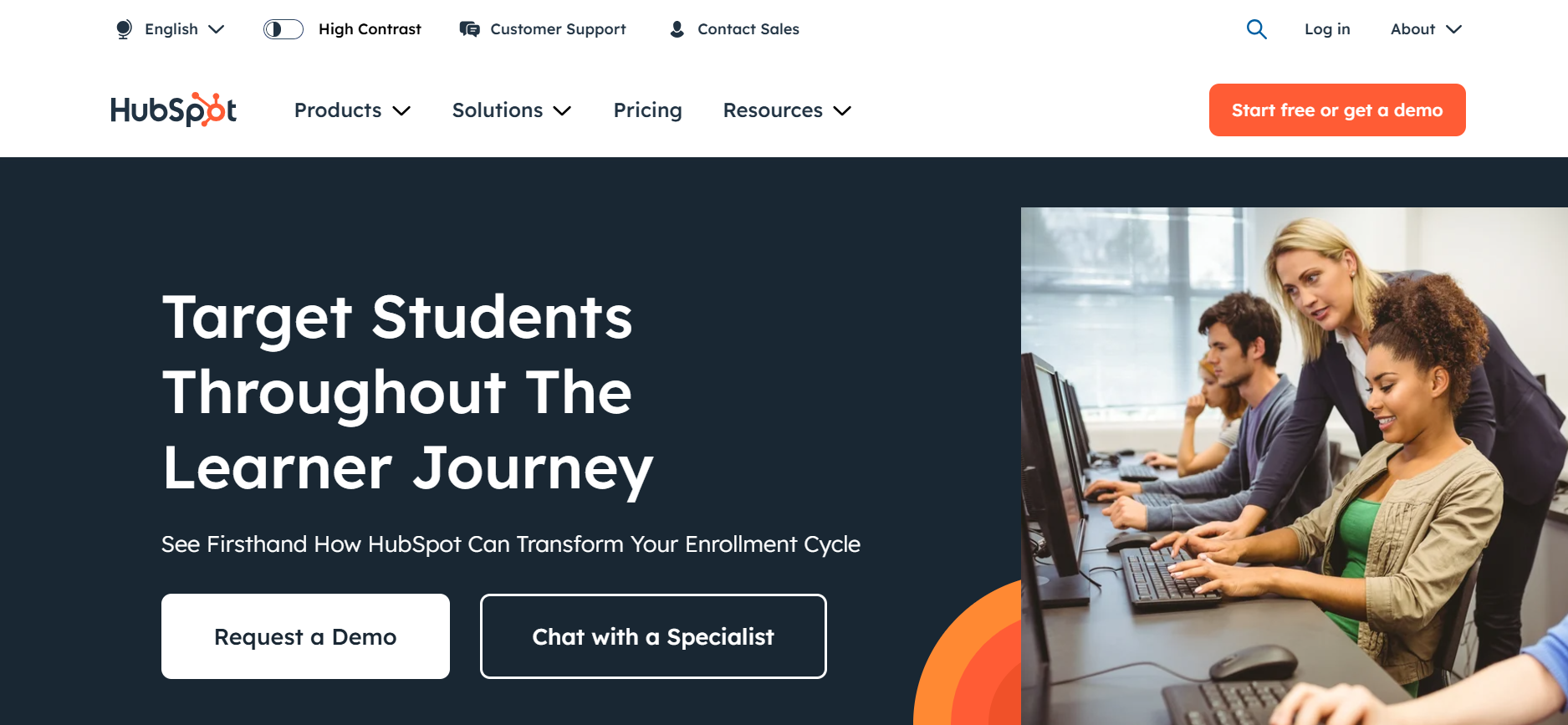 HubSpot for Education - best crm for education