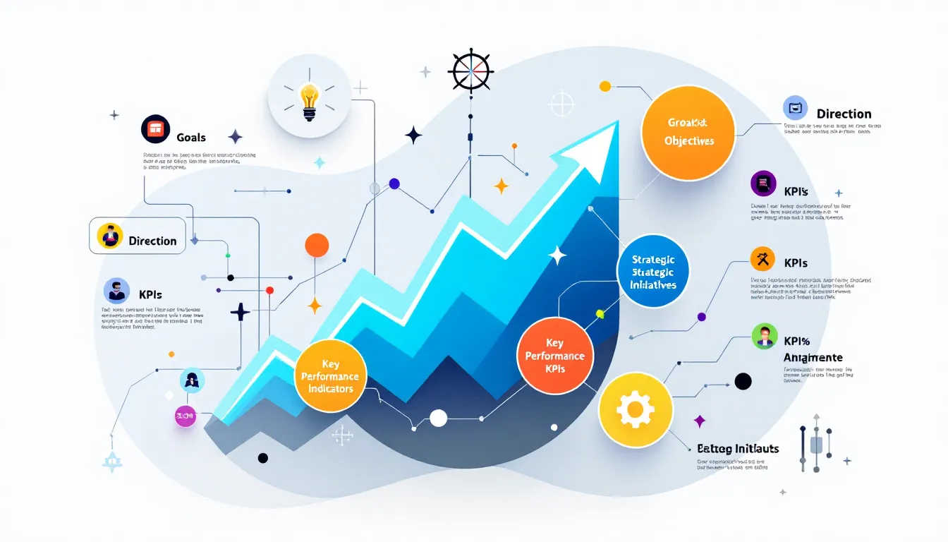 An illustration representing performance management concepts.
