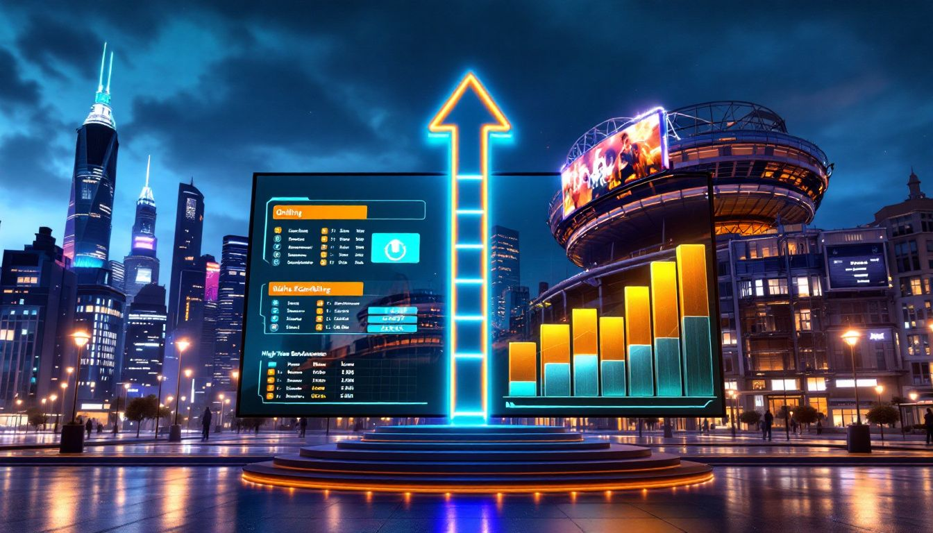 A comparison chart between online gambling and high street bookmakers.